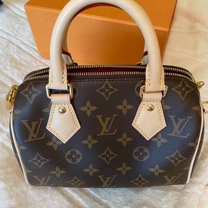 Louis Vuitton speedy 20 BANDOULIÈRE monogram